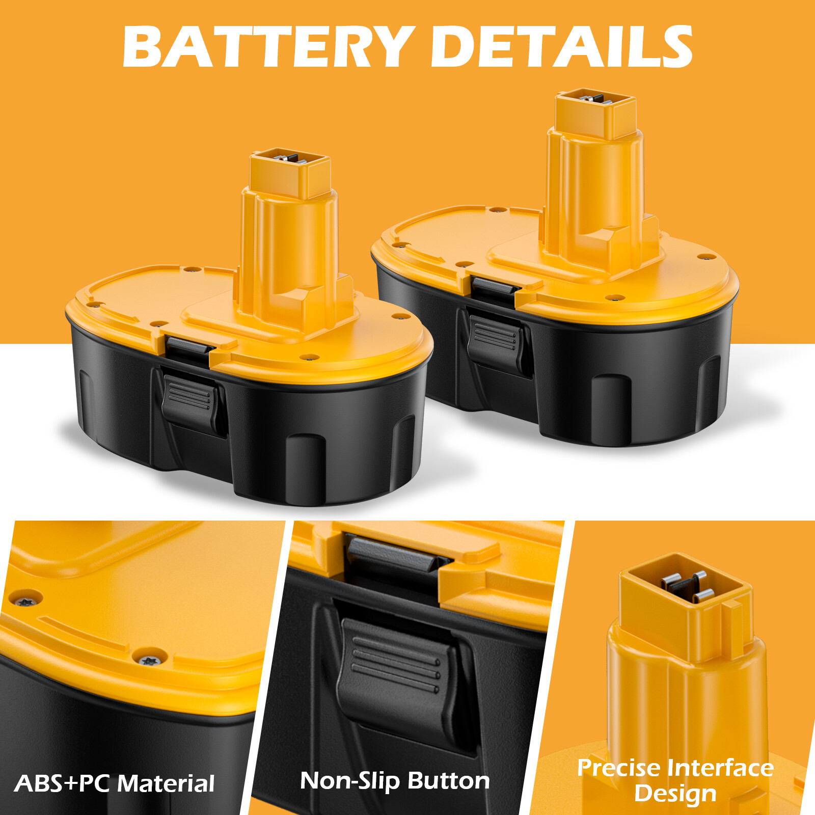 18V For Dewalt 18 VOLT XRP Ni-MH 5.0Ah/6.0Ah Battery DC9099 DC9096 DC9098 NEW