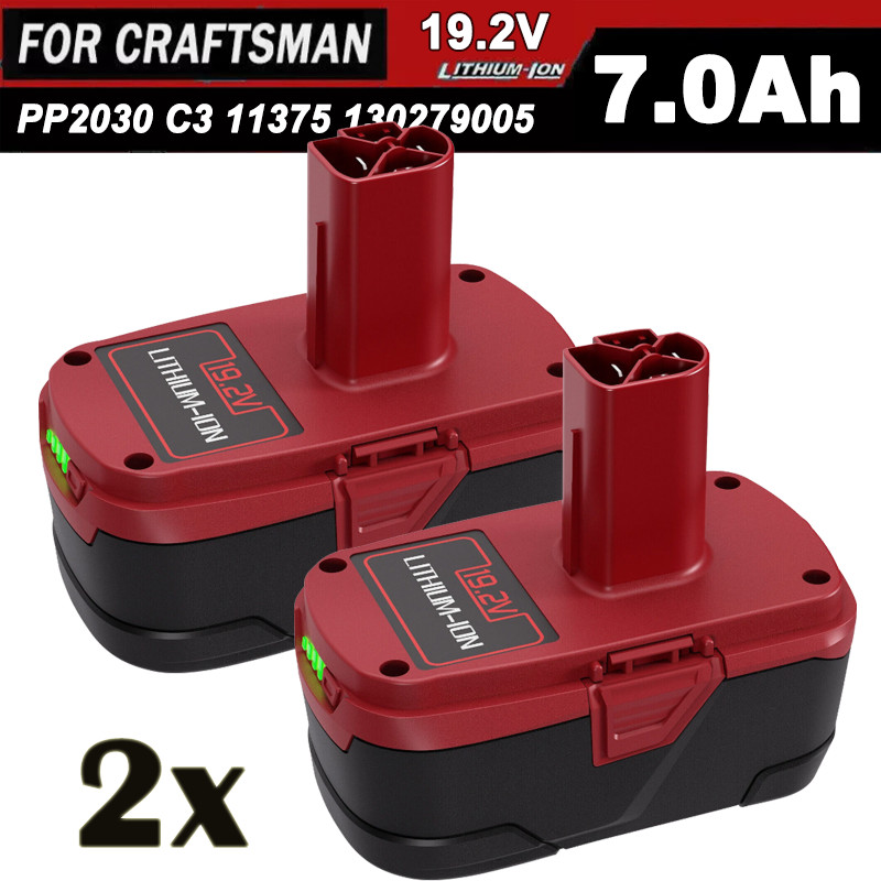 2X 19.2 Volt PP2030 For Craftsman C3 7.0Ah Lithium XCP Battery 11375 130279005