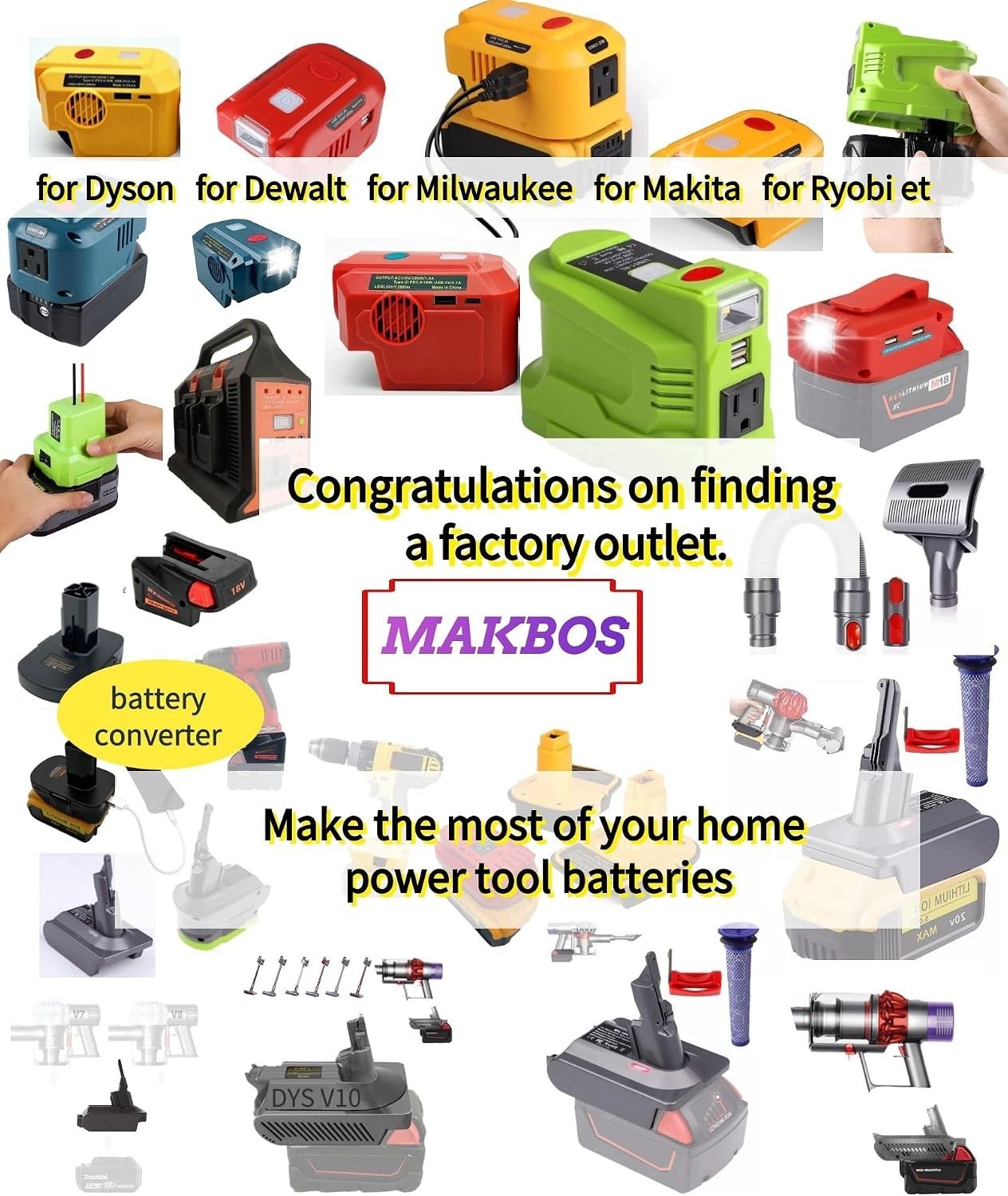 Portable 40V Battery Charger for Greenworks – Dual Port High Performance Adapter