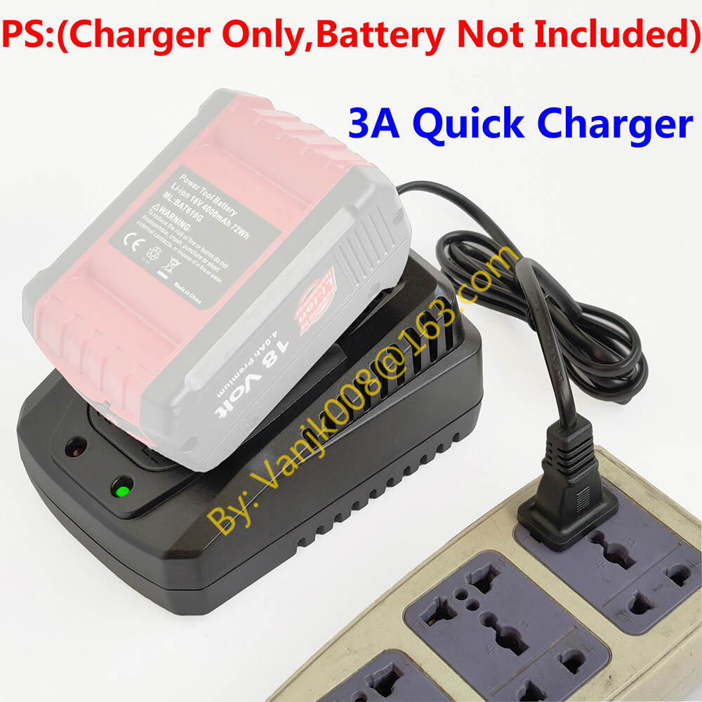 1PCS BOSCH 14.4V/18V BAT618 BAT614 Li-ion Battery 3.0Ah FAST Repalcement Charger