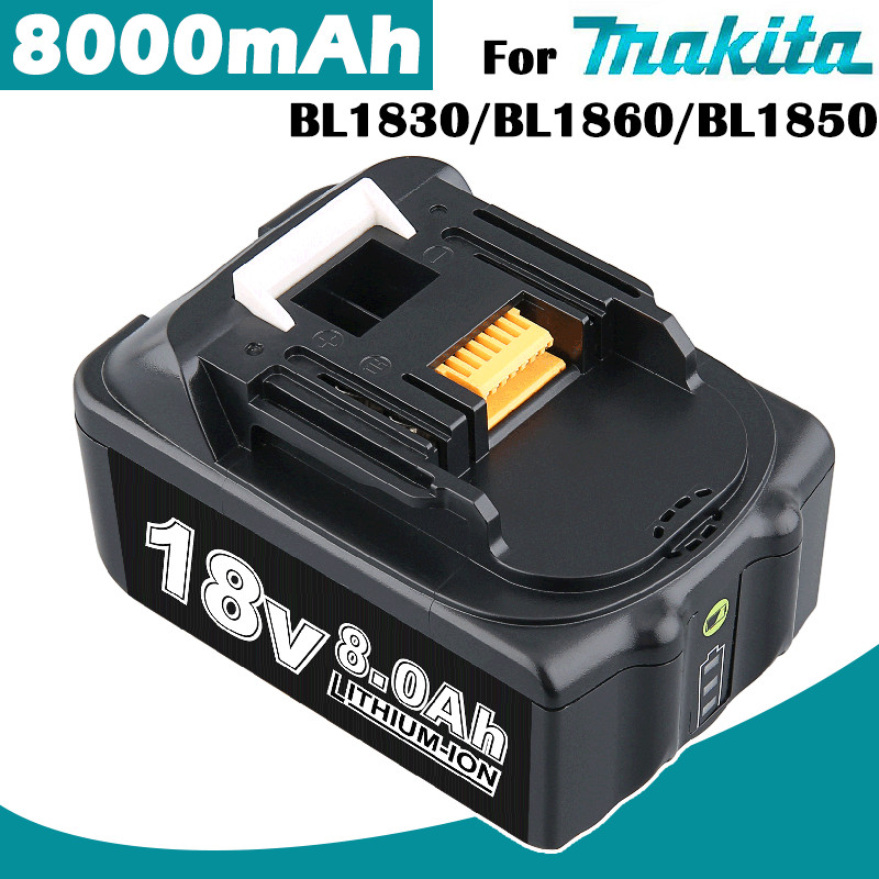 1 Pack 8.0AH For MAKITA 18V LXT LITHIUM ION BL1860 BL1830 BL1850 BL1860B BATTERY
