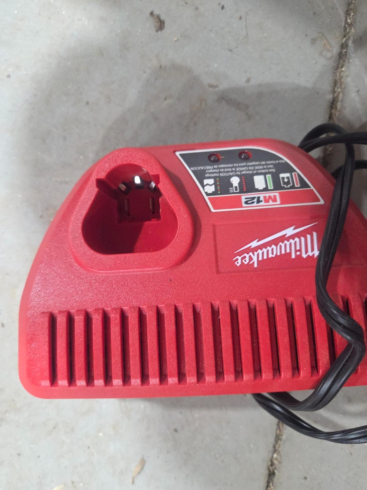 Milwaukee Genuine OEM 48-59-2401 M12 Lithium Ion 12 Volt Battery Charger w/LED