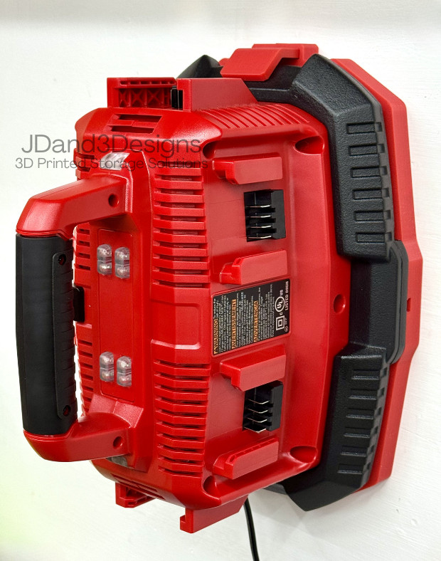 MOUNT for M18 Six-Pack Sequential Charger- Wall Holder for Milwaukee Chargers