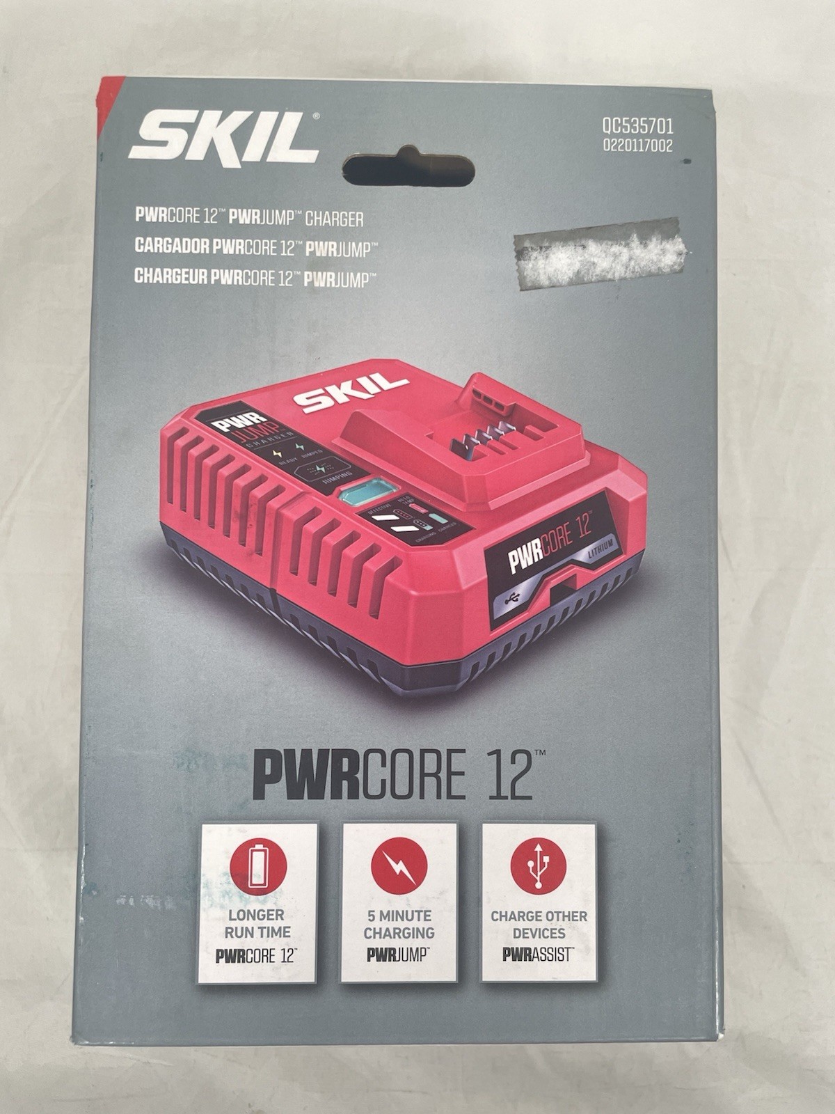 SKIL PwrCore 12 Pwr Jump Charger Red Brand New