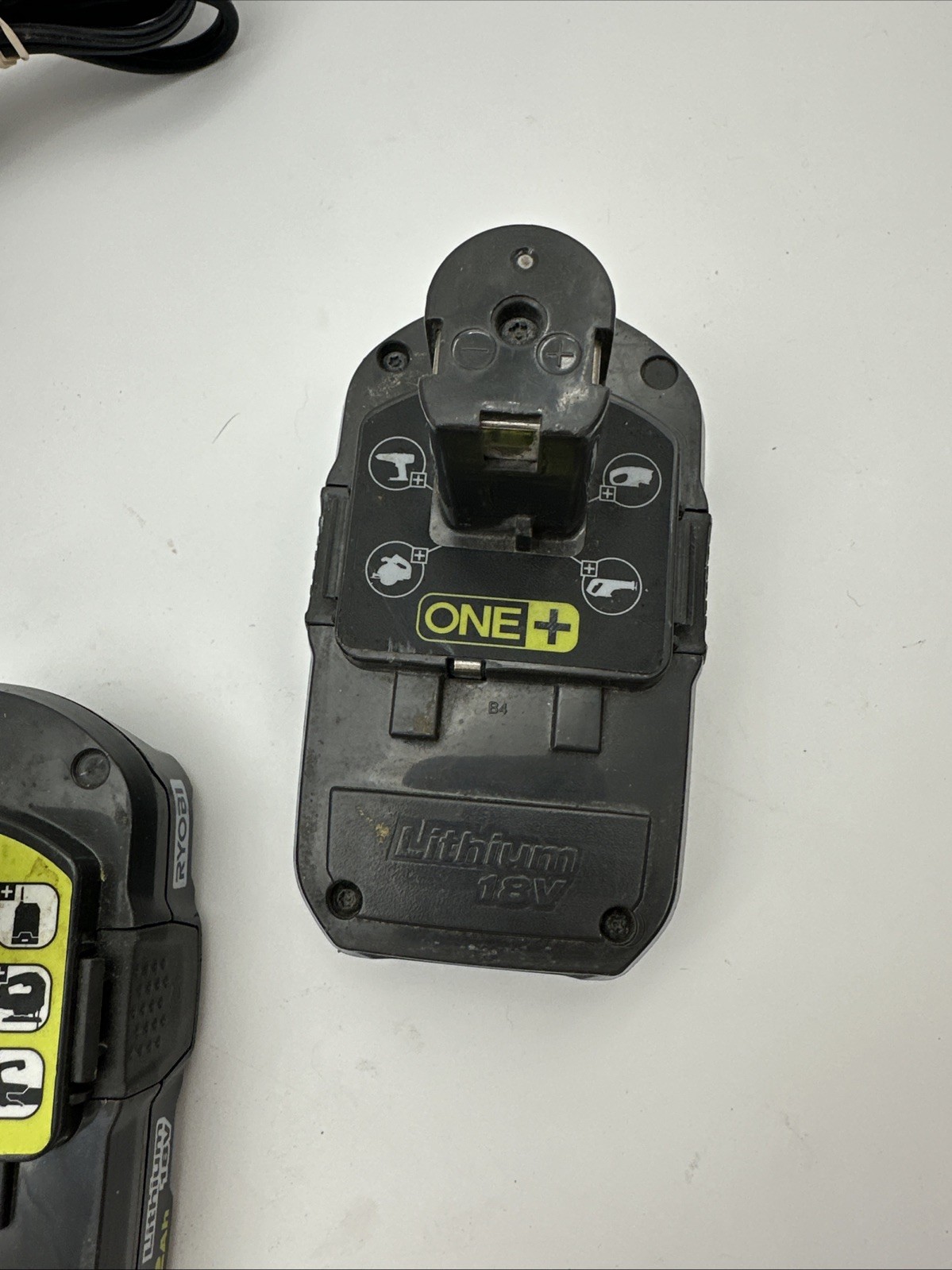 Ryobi P118 Battery Charger 18v One+ Plus IntelliPort + 3 Batteries Lot P102 P190