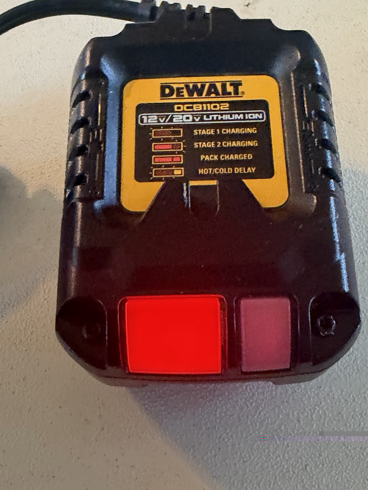 DEWALT DCB1102 12V 20V MAX Lithium-Ion Battery Charger Genuine OEM XR