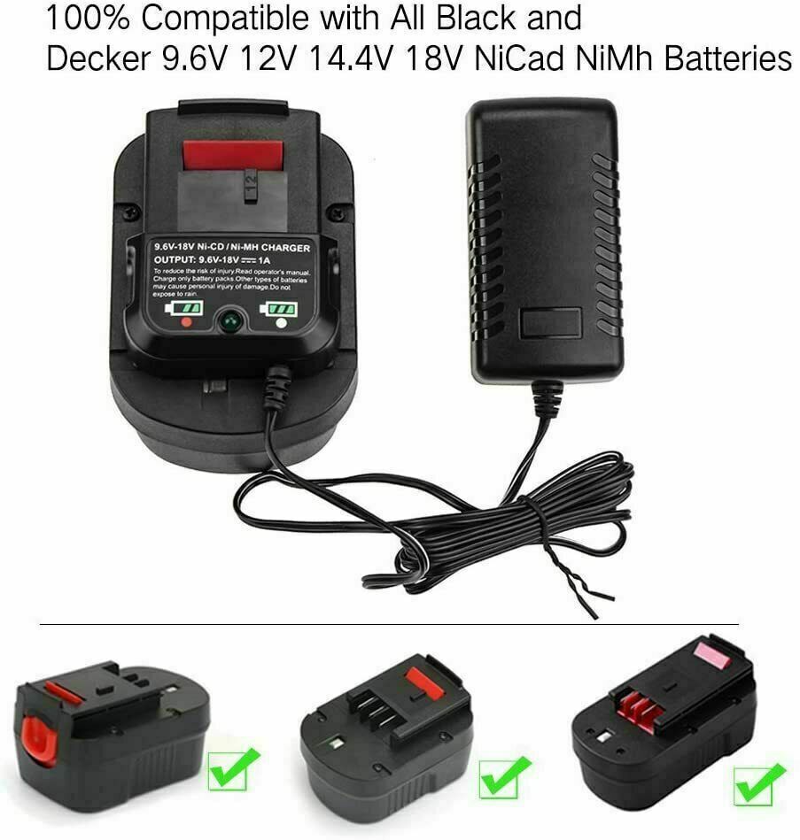 2PACK 3.6Ah HPB12 for Black and Decker 12V Battery FS120BX A1712 or Charger