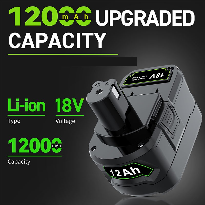8.0Ah High Capacity P108 Battery or Dual Charger Kit For Ryobi 18V Lawn Mower US