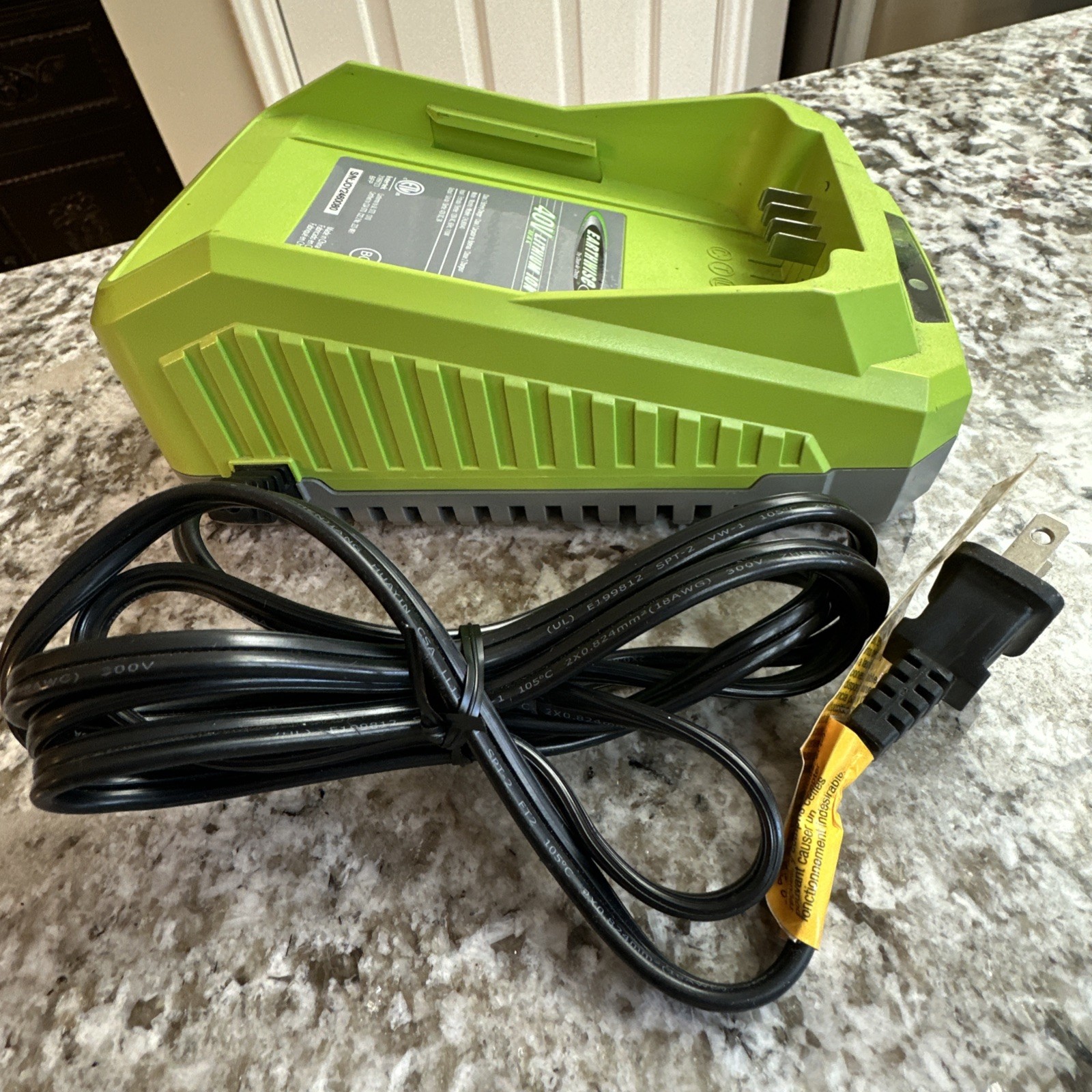 Genuine Earthwise CHL80040 40 Volt Lithium Ion Class 2 Battery Charger 40v OEM