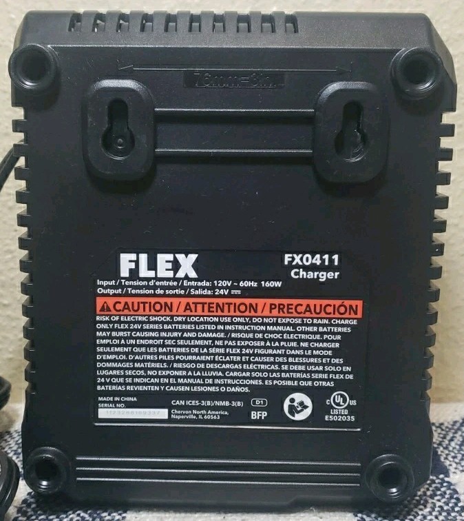 Flex Tools FX0411 24V 160W Fast Charger Tested And Works Great