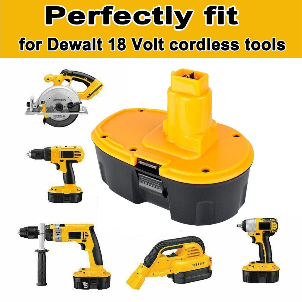 18 Volt DC9096-2 For DeWALT 18V 5.5Ah XRP NiMH Battery Pack DC9098 DW9096 DW9099