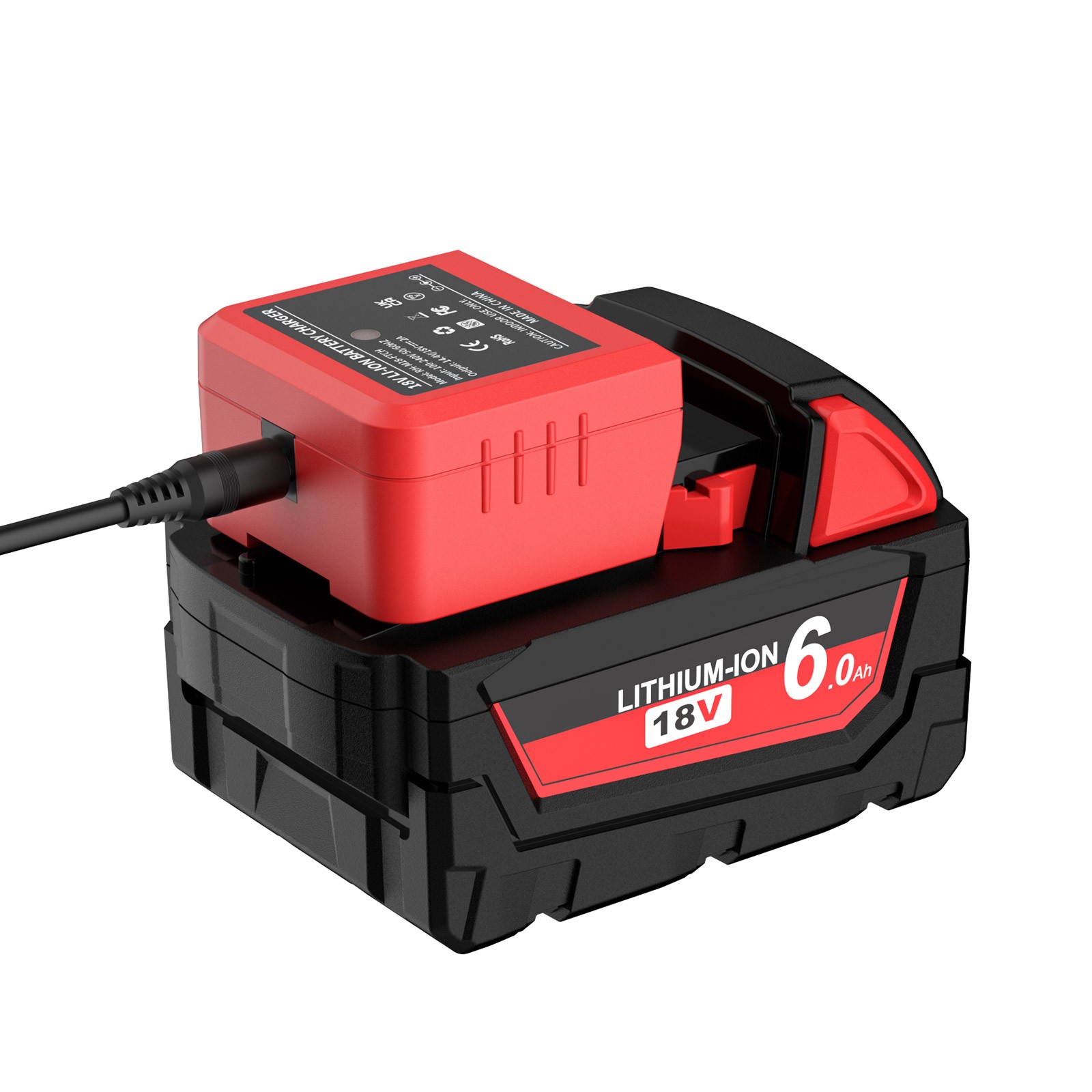 Protable Charger For 14.4V-18V Lithium-Ion Extended Capacity Battery