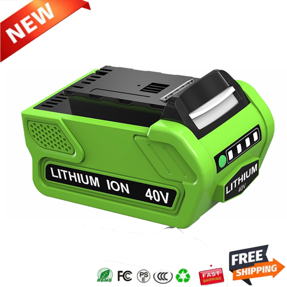 40V 8.0Ah For Greenworks G-MAX Lithium Battery 29472 29462 29252 20202 40 Volt