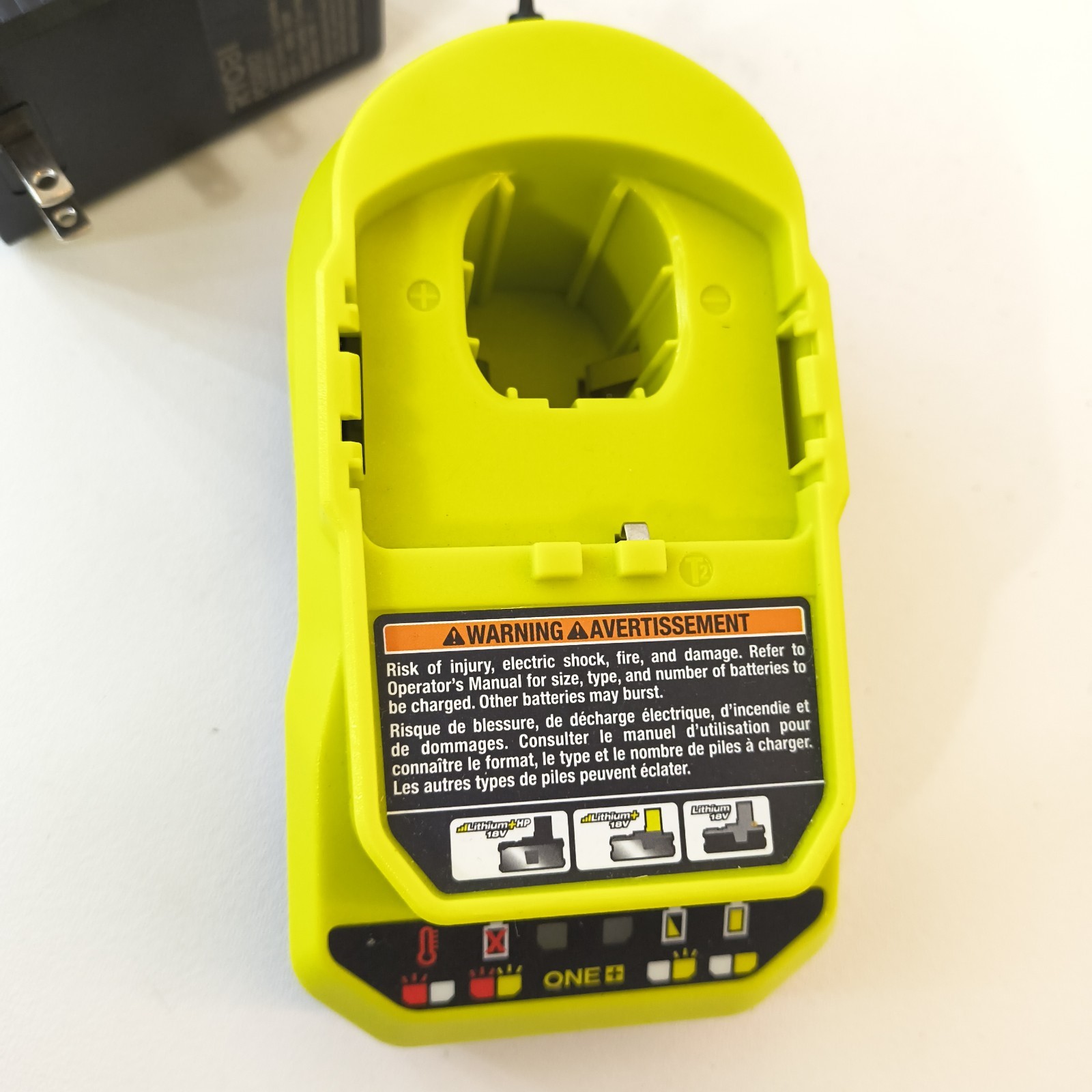 Ryobi PCG002 18V ONE+ Lithium-Ion FAST Battery Charger OEM