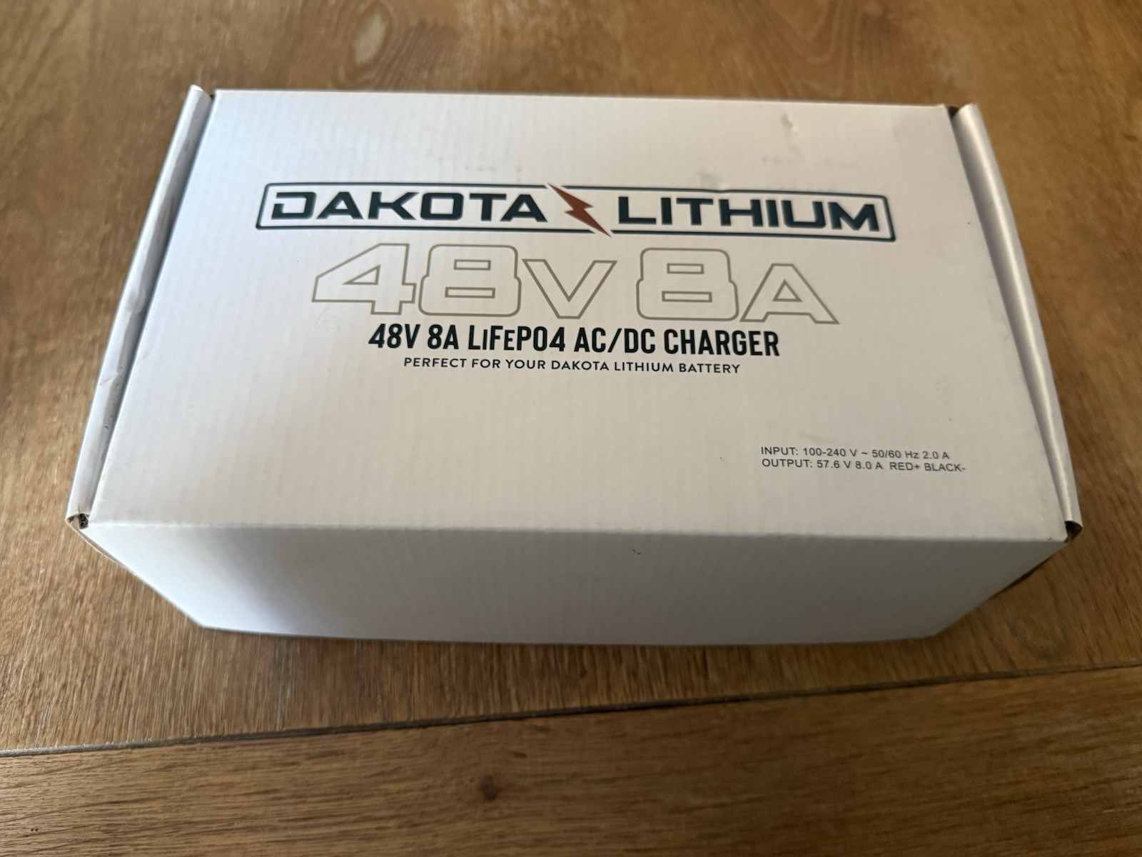 Dakota Lithium 48V 8A LiFEP04 AC/ DC Charger New in the box. Never used.