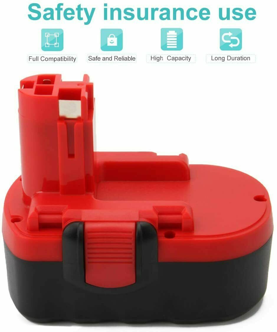 2 Pack 18 Volt 4.8Ah Battery for Bosch BAT025 BAT180 BAT181 BAT189 BAT026 BAT160