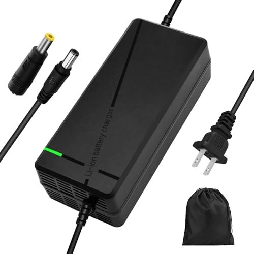 Super Fast 58.8V 3A/5A Charger for 52V Lithium Battery, Cooling System, 2 Plugs