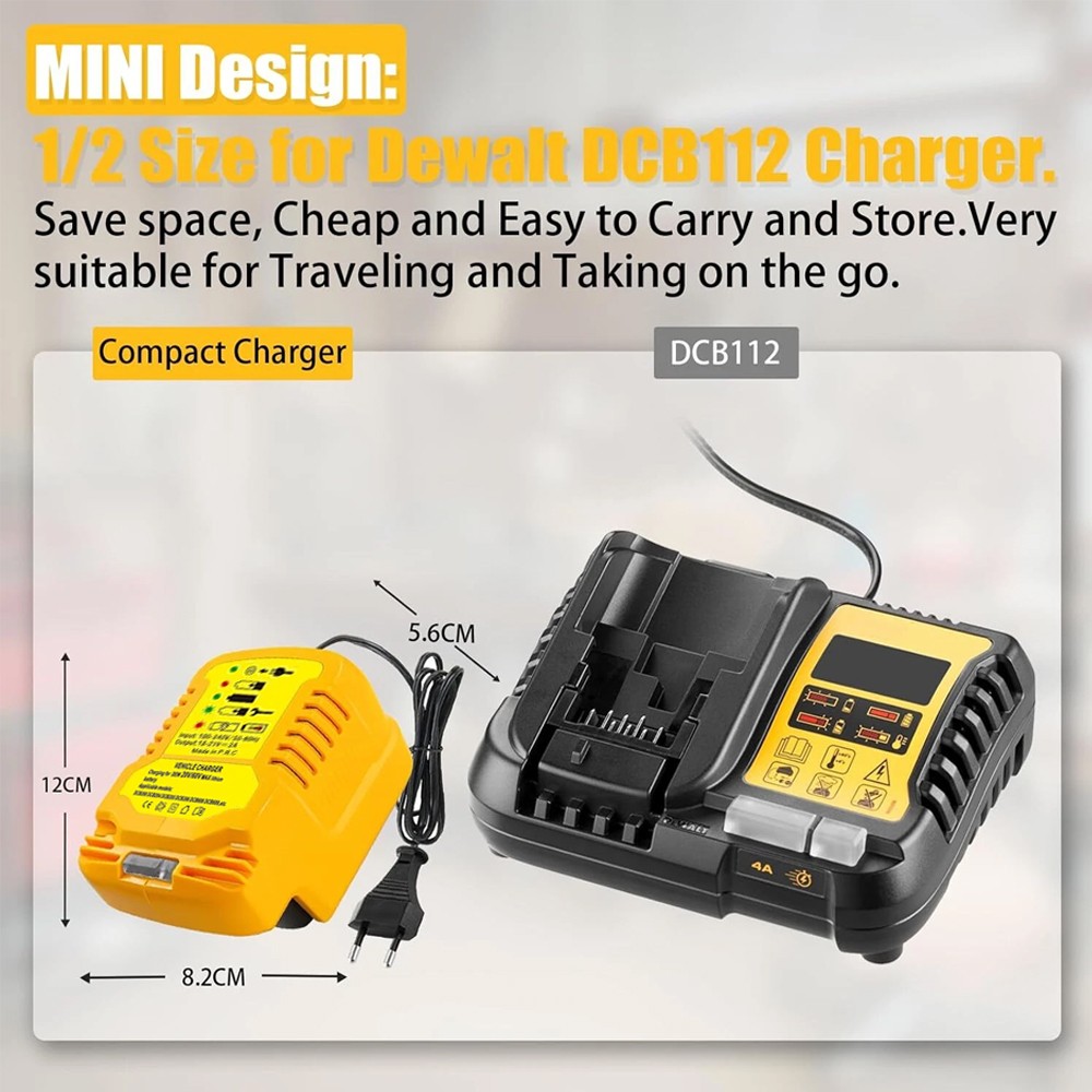 Battery Charger For Dewallt 18V/20V max lithium Battery