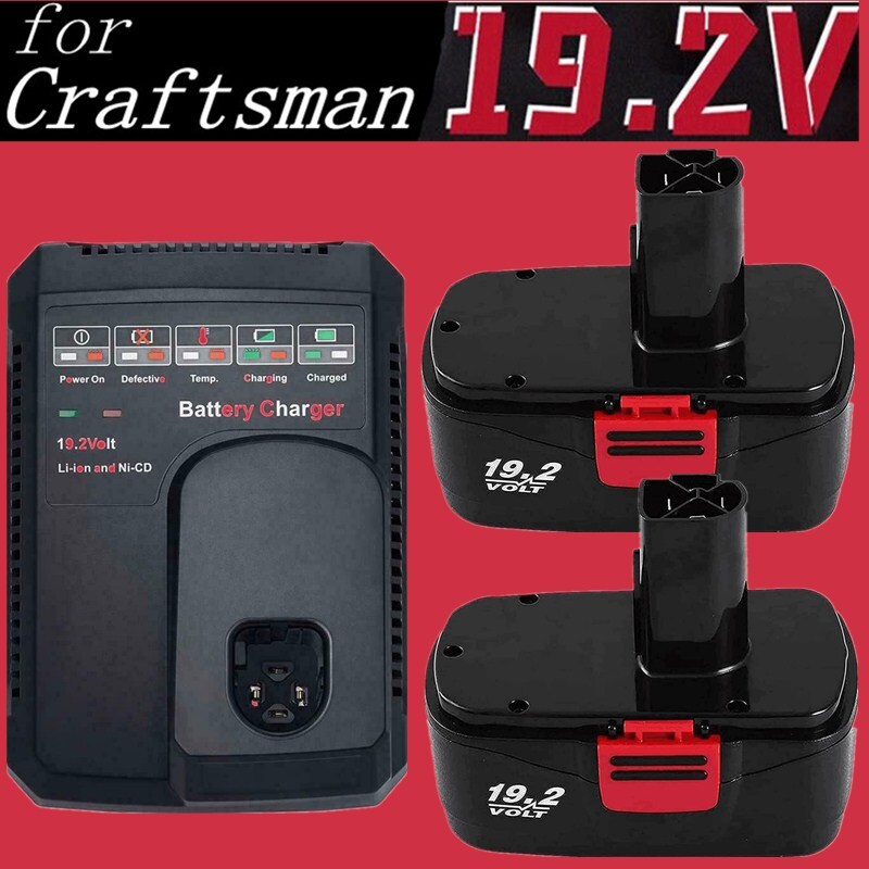for Craftsman 19.2Volt 11375 Battery C3 DieHard 130279005 130279003 / Charger