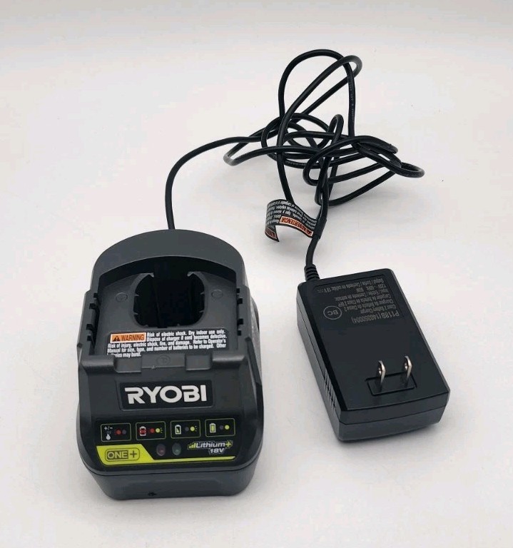 Ryobi P118B 18V Battery Charger, one plus charger 18V Lithium+ Used