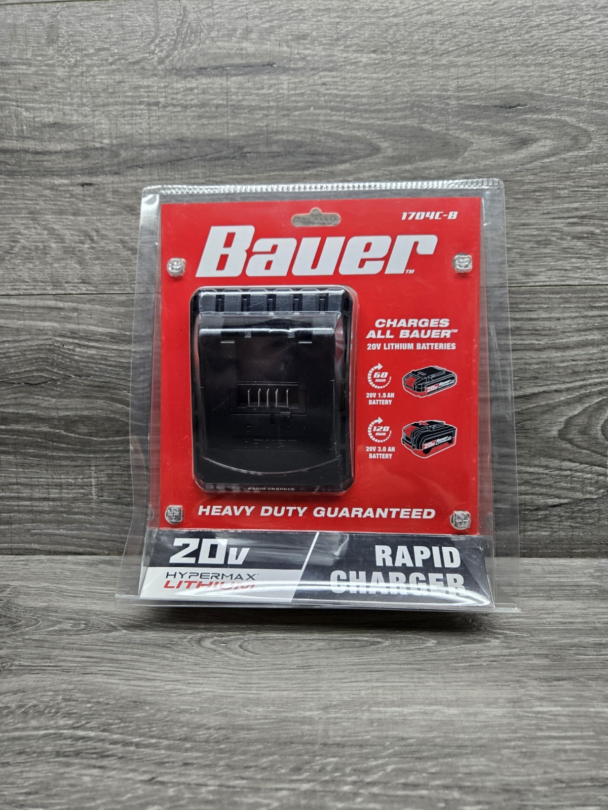 Bauer 20V Rapid Charger 1704C-B