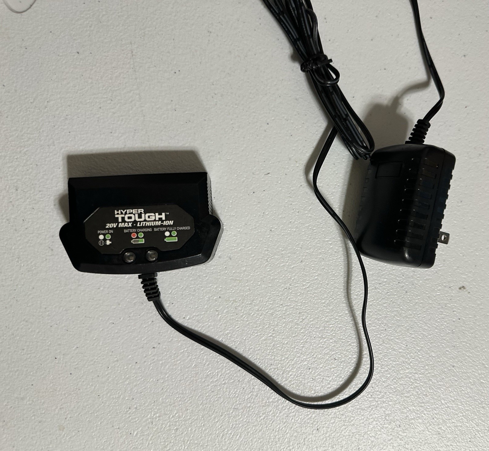 HyperTough 20V Volt Max Lithium-Ion PowerTool Battery Charger JS-22055-117U