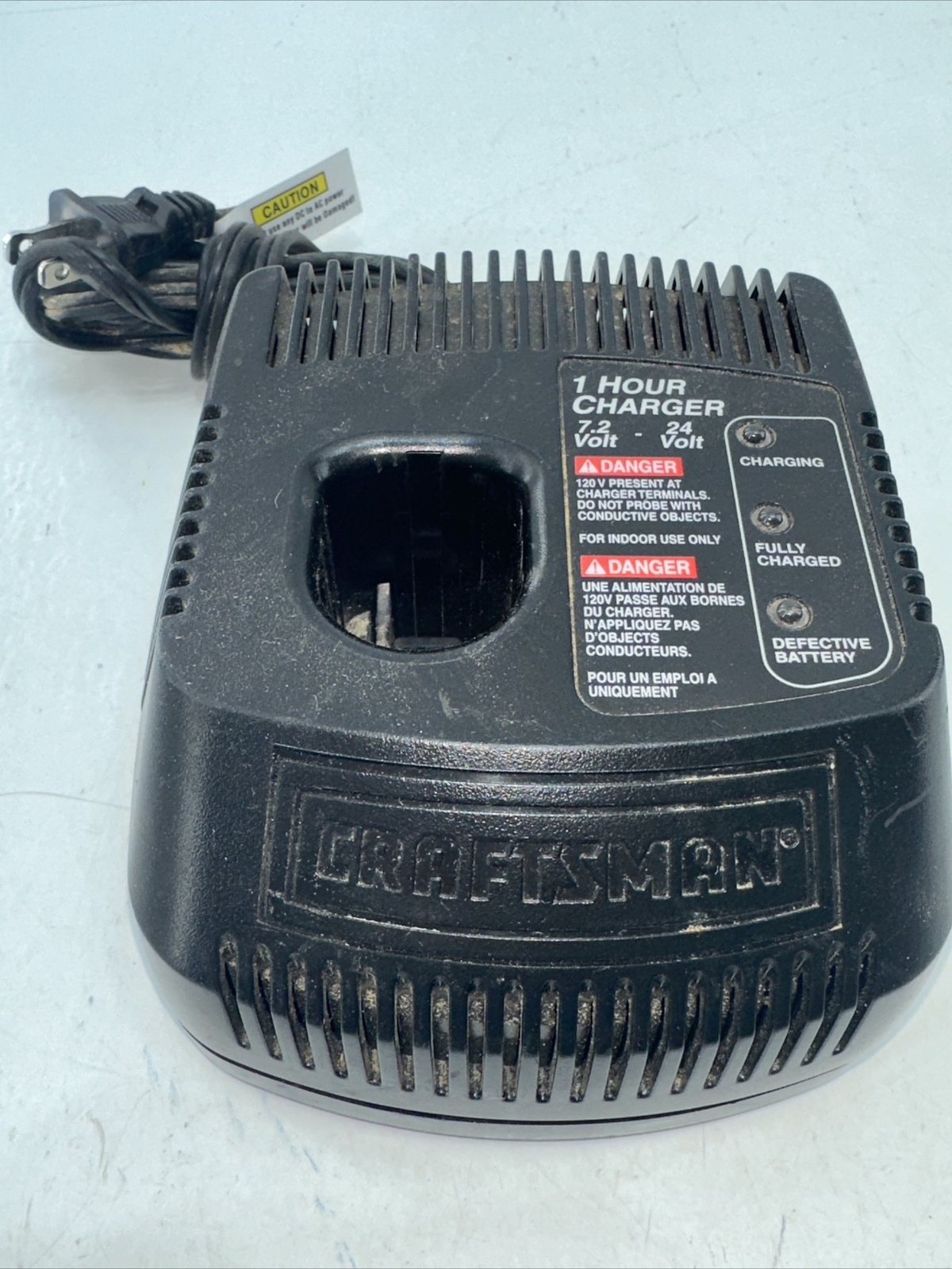 Craftsman OEM 1 Hour Fast Battery Charger 7.2V 12V 18V 19.2V 24V 1425301
