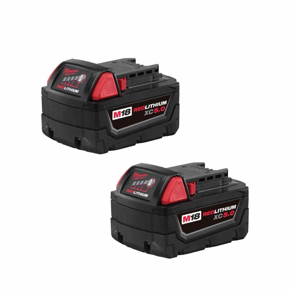 M18 REDLITHIUM XC5.0 Extended Capacity Battery (Two Pack)