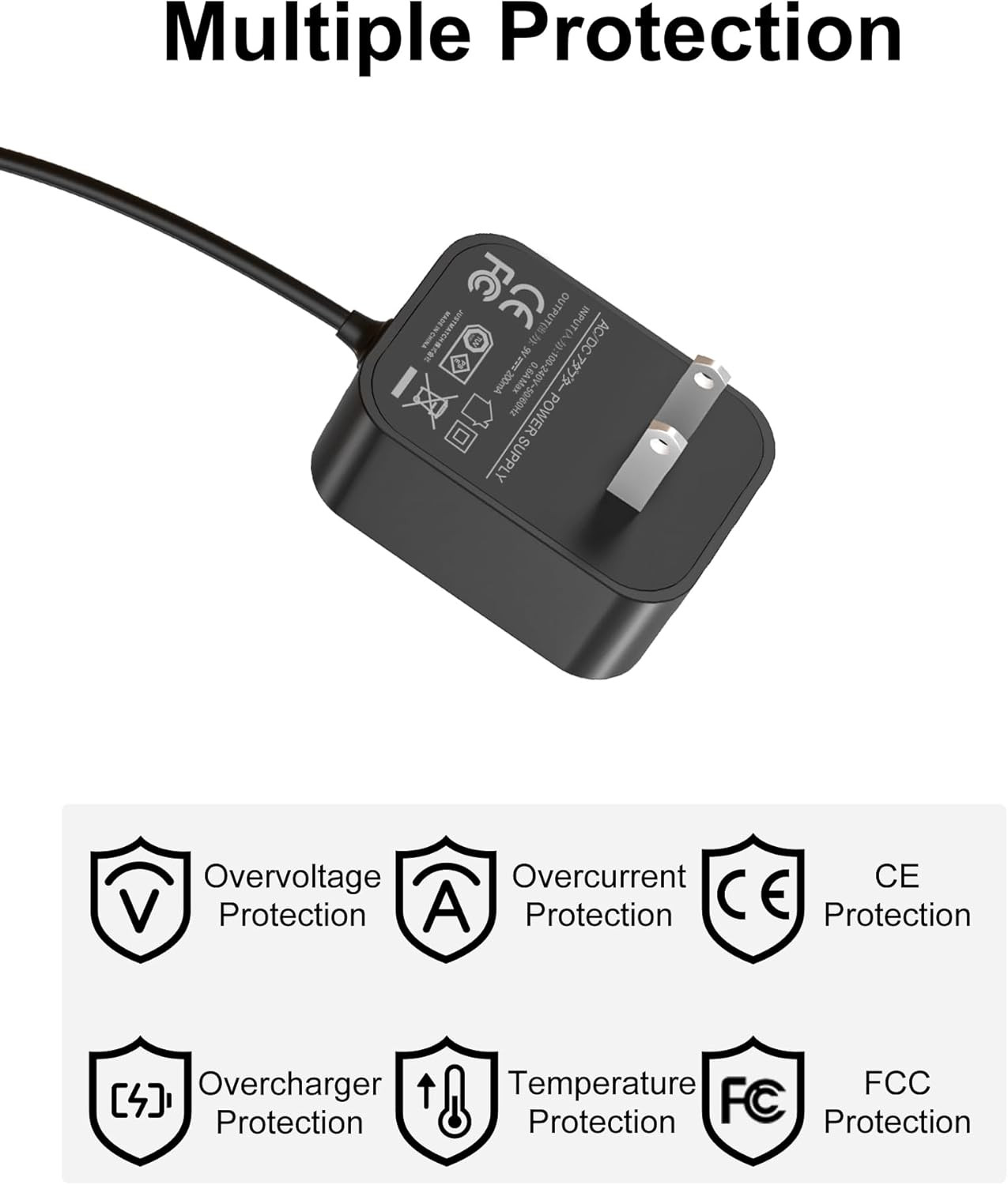 9V Charger for Black and Decker Screwdrivers LI2000 and LI3100 (Non-Type 2), Rep