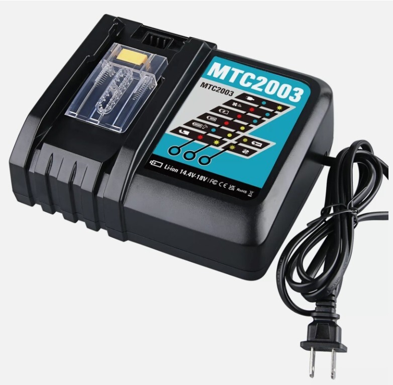 For Makita DC18RC 18V LXT Lithium‑Ion Rapid Optimum Battery Charger BL1830 1860