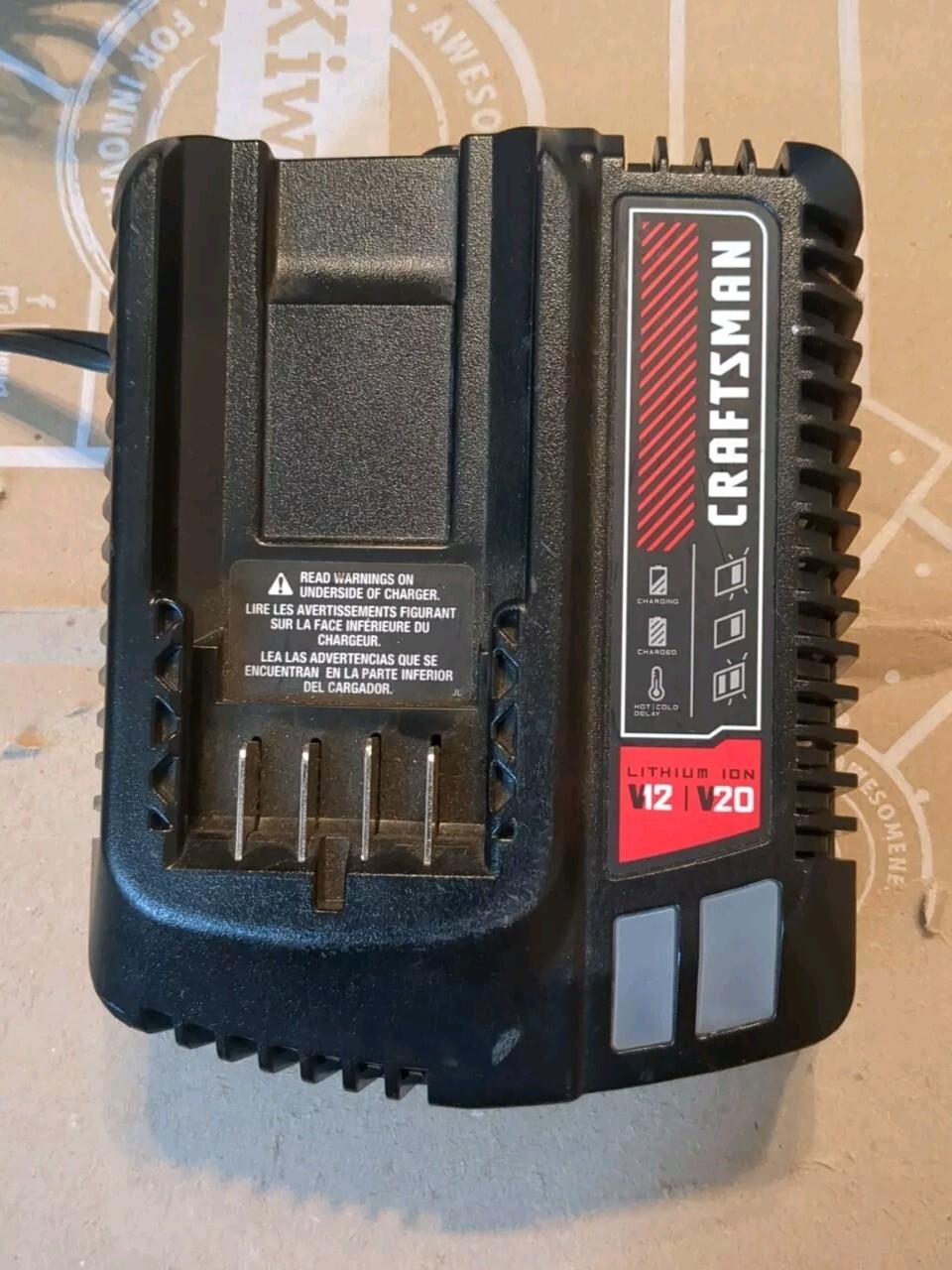 Craftsman CMCB102 Type 1 12V-20V Max Lithium-Ion Battery Charger Original