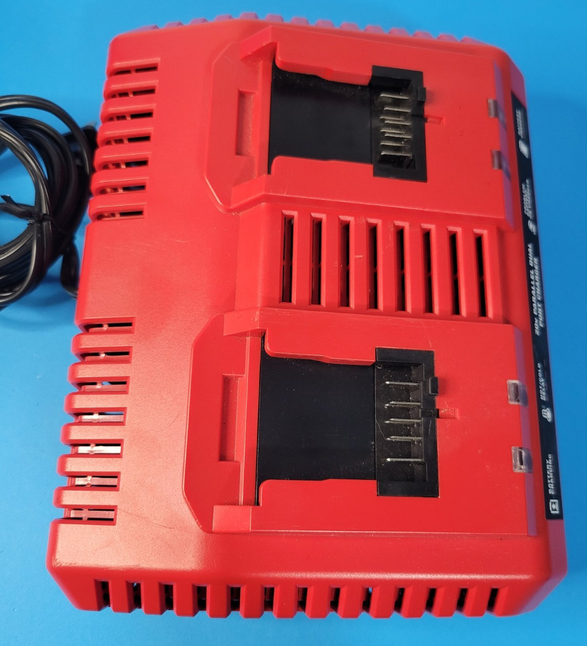 BAUER 20V Dual-Port Battery Charger 2108C-B 58985 USB Ports