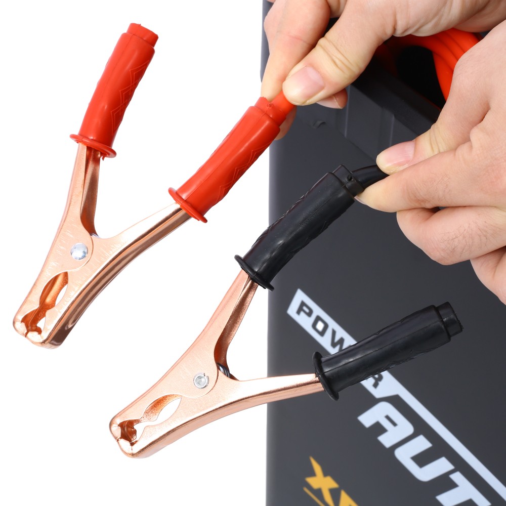 12V 24V Battery Charger Maintainer Jump Starter w/ Steel Case, Heavy-Duty 300A