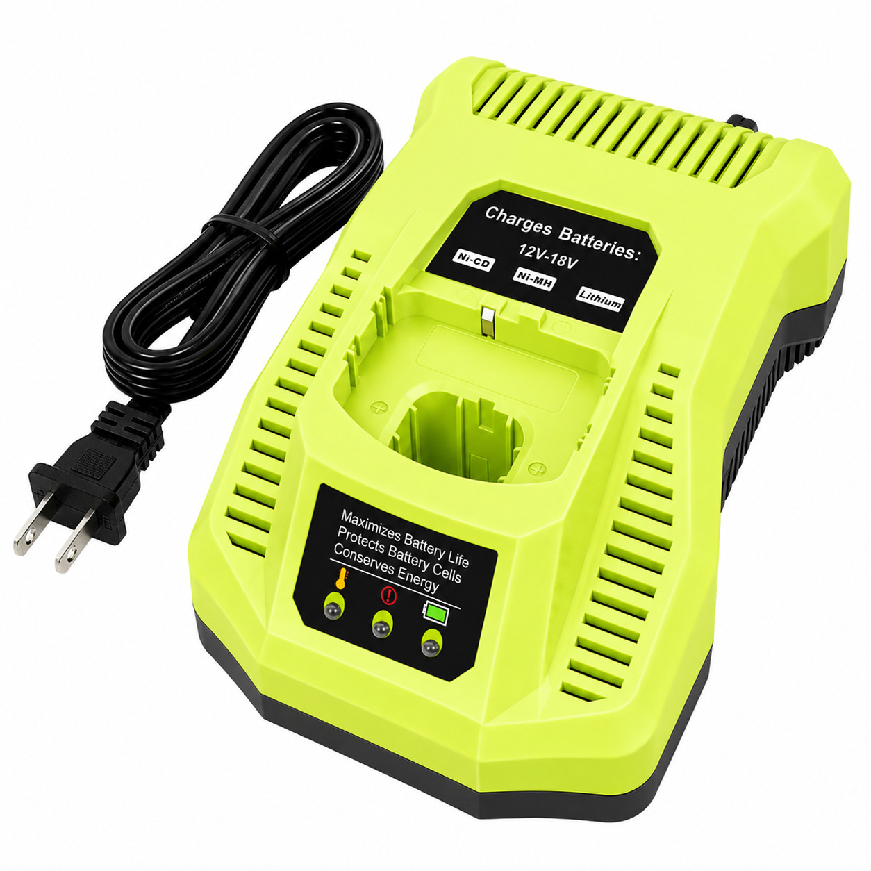 18V Battery Charger for Ryobi ONE+ 18V Cordless Tool Battery Replacement P117