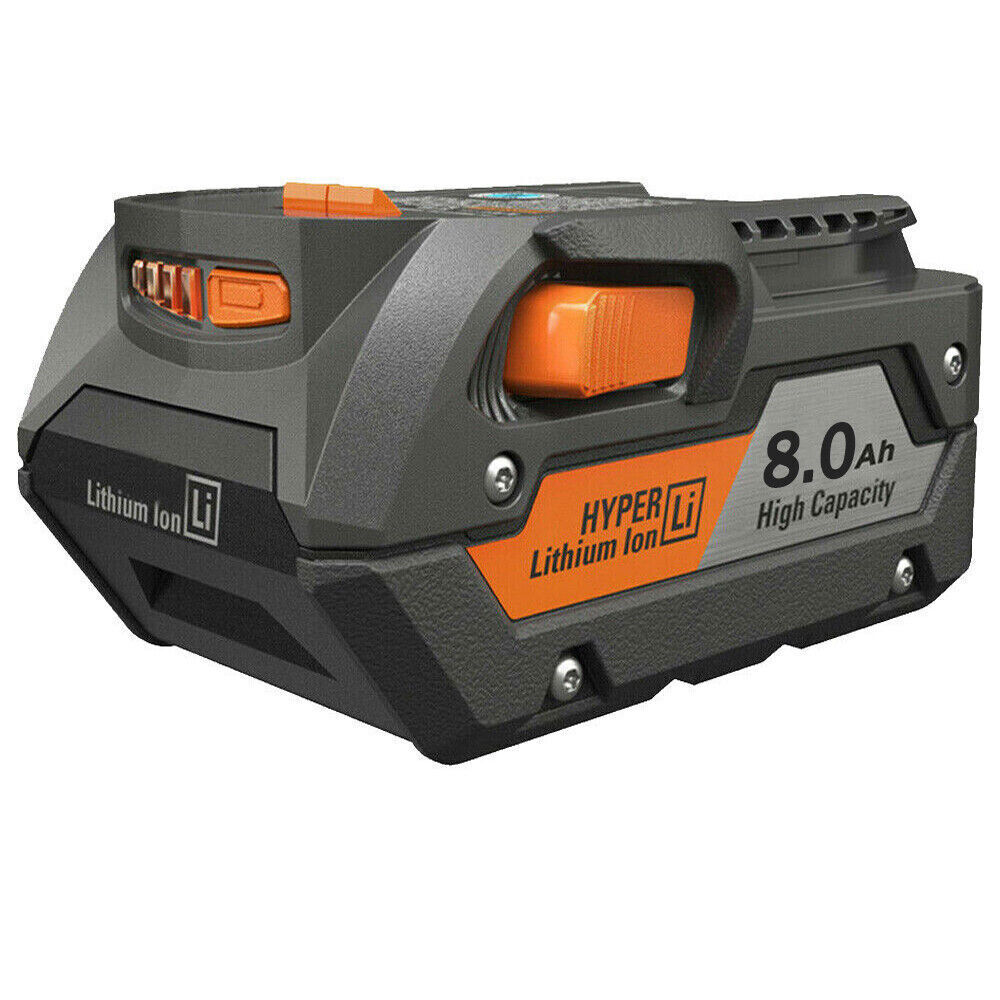 1-2x for Ridgid R840085 8.0Ah/6.0Ah Li-ion Battery 18V R840087 3.0Ah 4.0Ah 7.0Ah