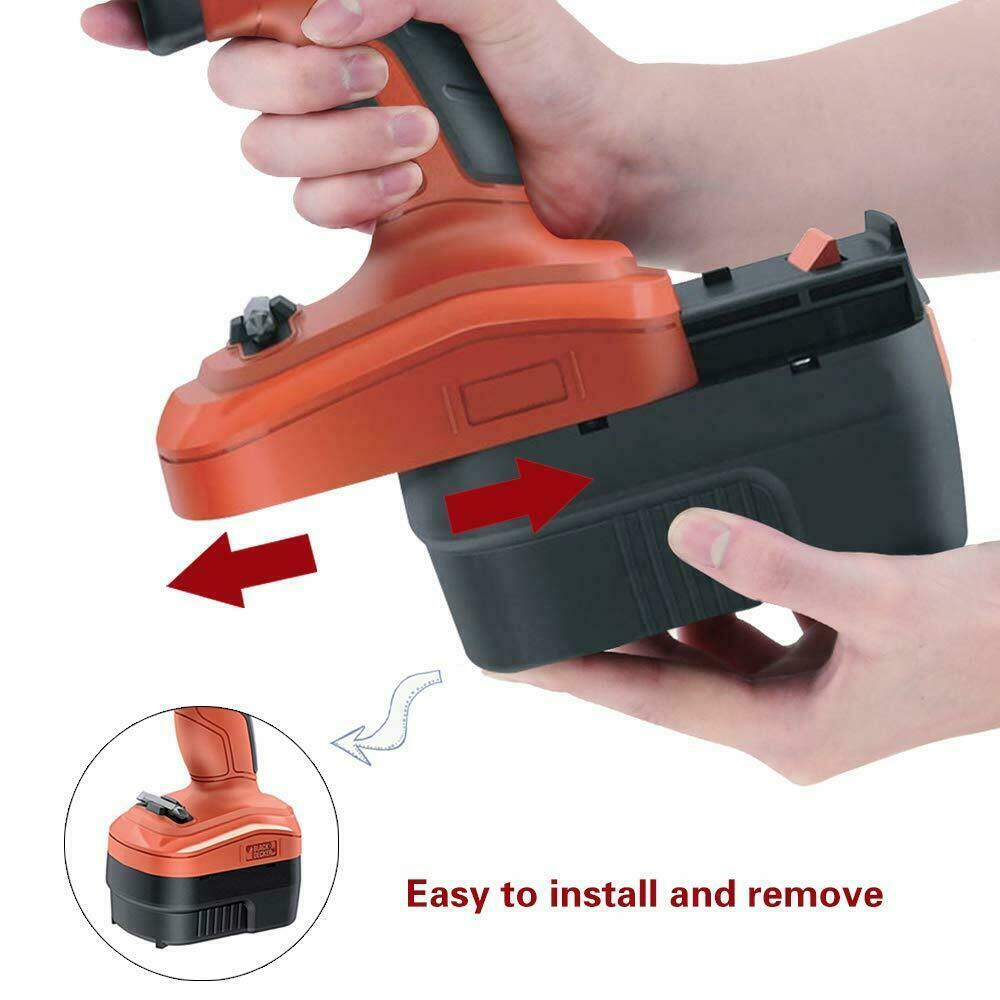 2-Pack for BLACK+DECKER 14.4V Slide Battery HPB14 FIRESTORM FSB14 499936-34 A14