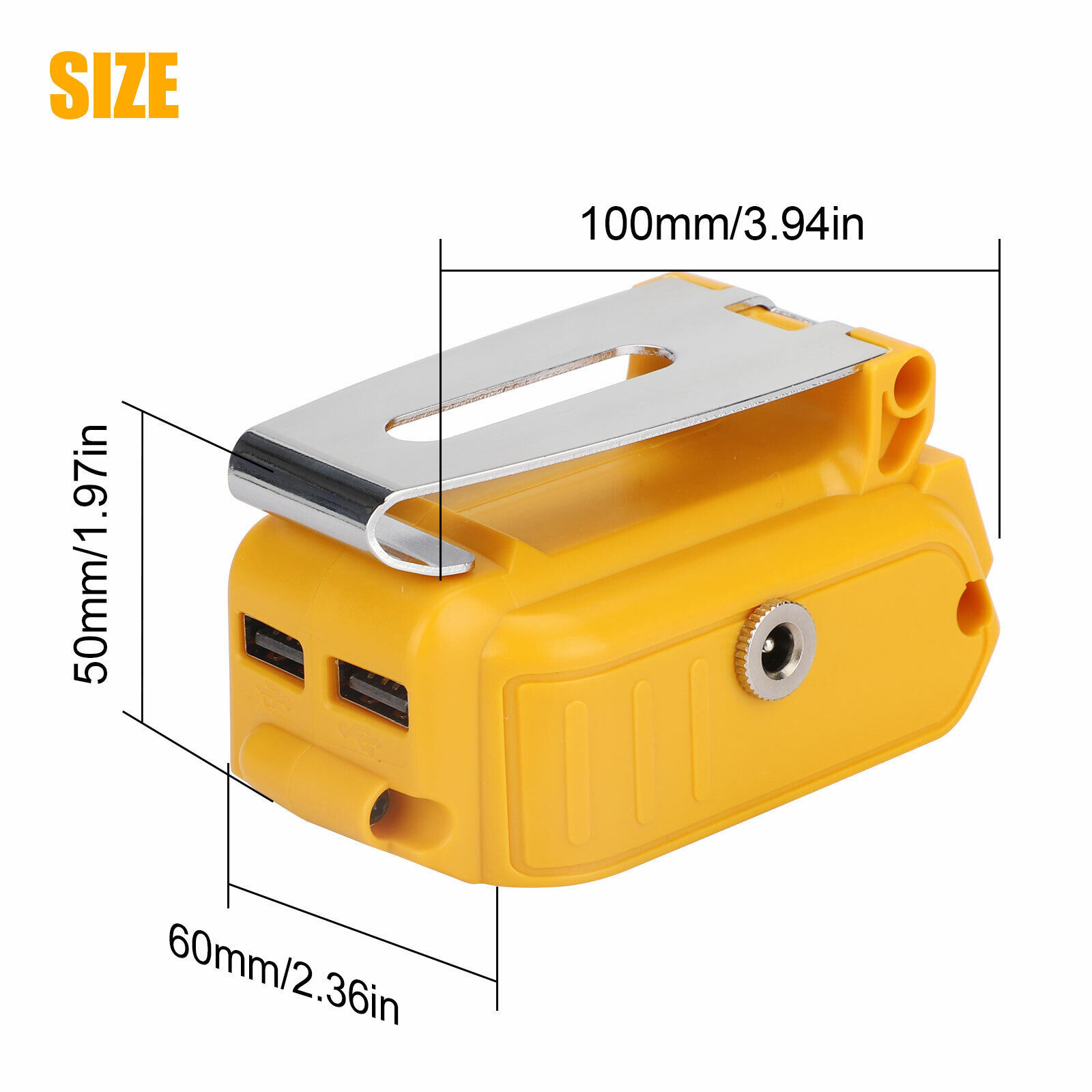 Battery Charger Adapter Power Source Converter for Dewalts DCB180 DCB205 18V US