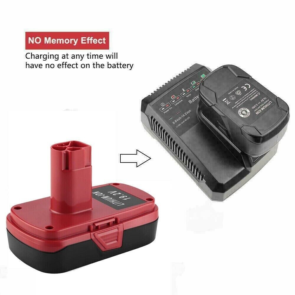 19.2 Volt For Craftsman C3 3.0Ah Lithium-Ion XCP Battery/Charger 11375 130279005