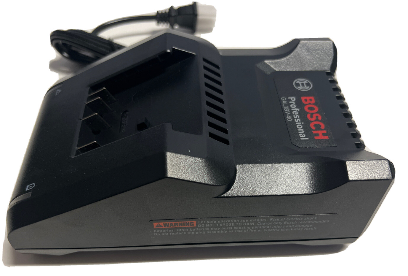 NEW BOSCH GAL18V-40 18V 18 Volt Lithium-Ion Fast Battery Charger w/ Manual