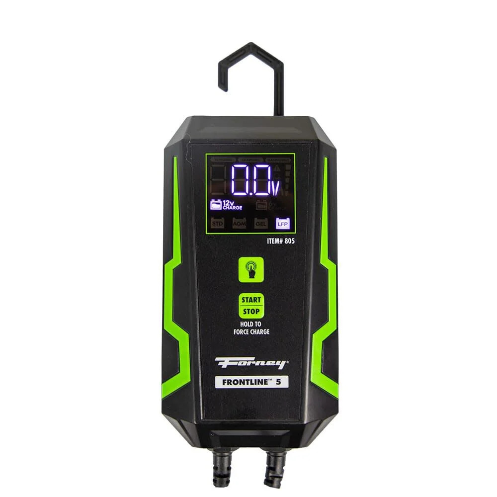Forney Industries Frontline 120V 5A Smart Battery Charger & Maintainer