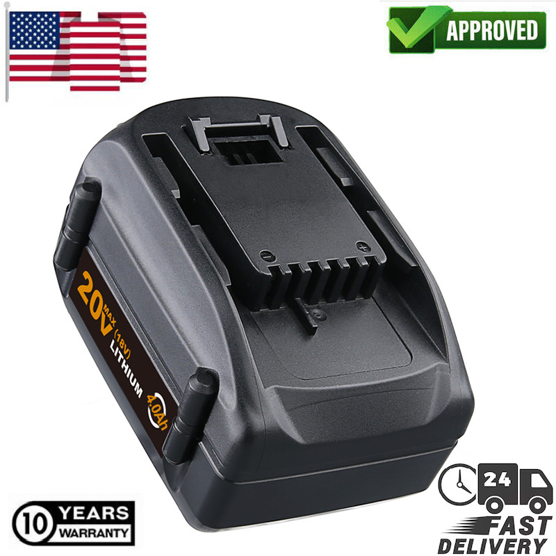 20Volt For WORX WA3525 20V 4.0Ah Max Lithium Battery Power Tools WA3520 WA3575