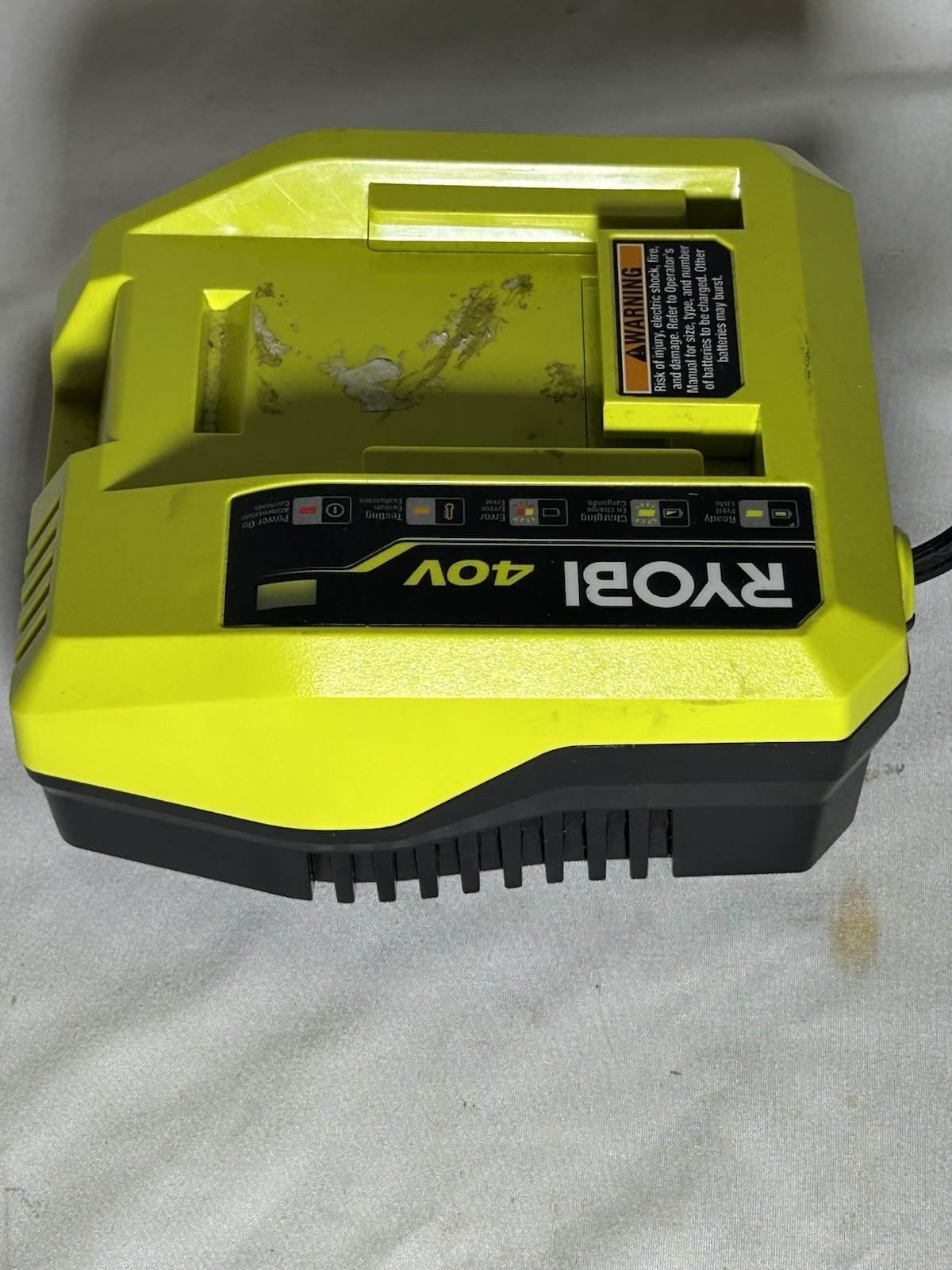 Rapid Charger For Ryobi 40V OP408VNM Lithium Battery Tool Cordless