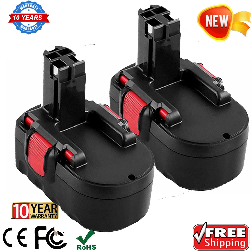 4.8Ah 2 Pack 18 Volt Battery for Bosch BAT025 BAT180 BAT181 BAT189 BAT026 BAT160