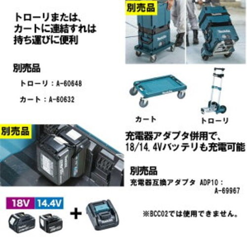 Makita A78346 BCC01 40Vmax 8Port Multi Battery Charger Case Tool Only No Battery