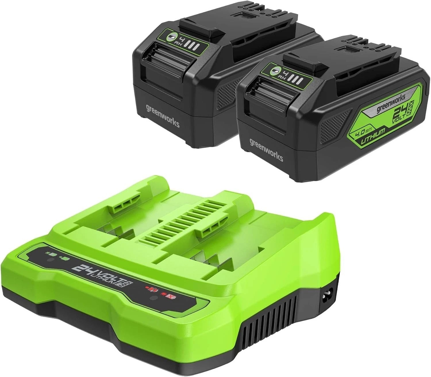 Ultimate 24V 4Ah USB Battery Kit & Rapid Charger – Fade-Free Power Efficiency