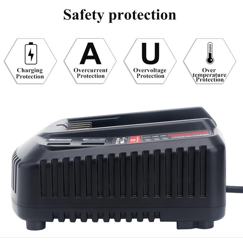 V20 20V Battery Fast Charger CMCB104 For Craftsman 20V Max Lithium ion Battery