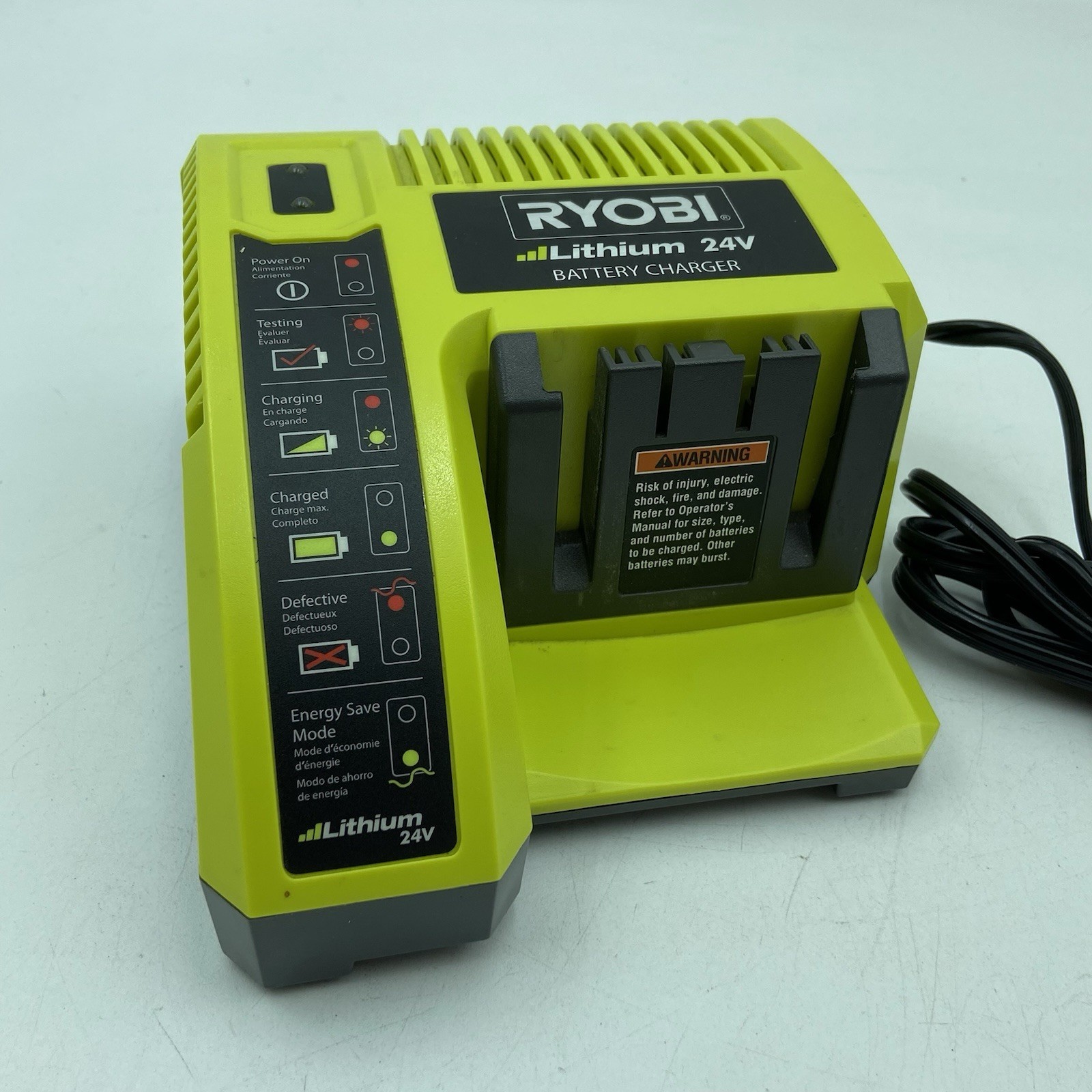 Ryobi Power Tools OP140 Lithium 24 Volt 24V Battery Charger Tested Working