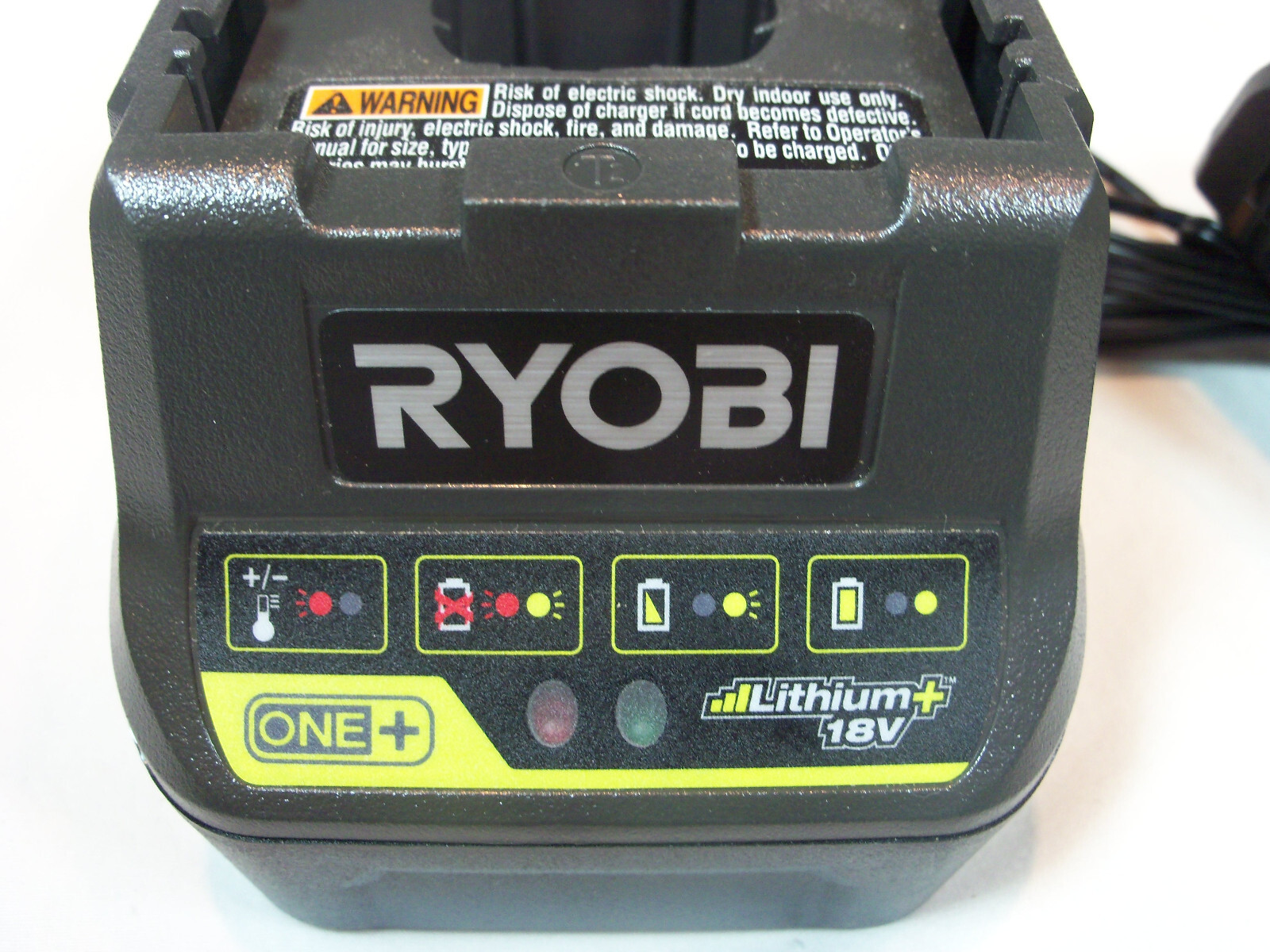 Ryobi Charger P118B ONE+ 18V Lithium Dual Battery Fast – OEM Charger