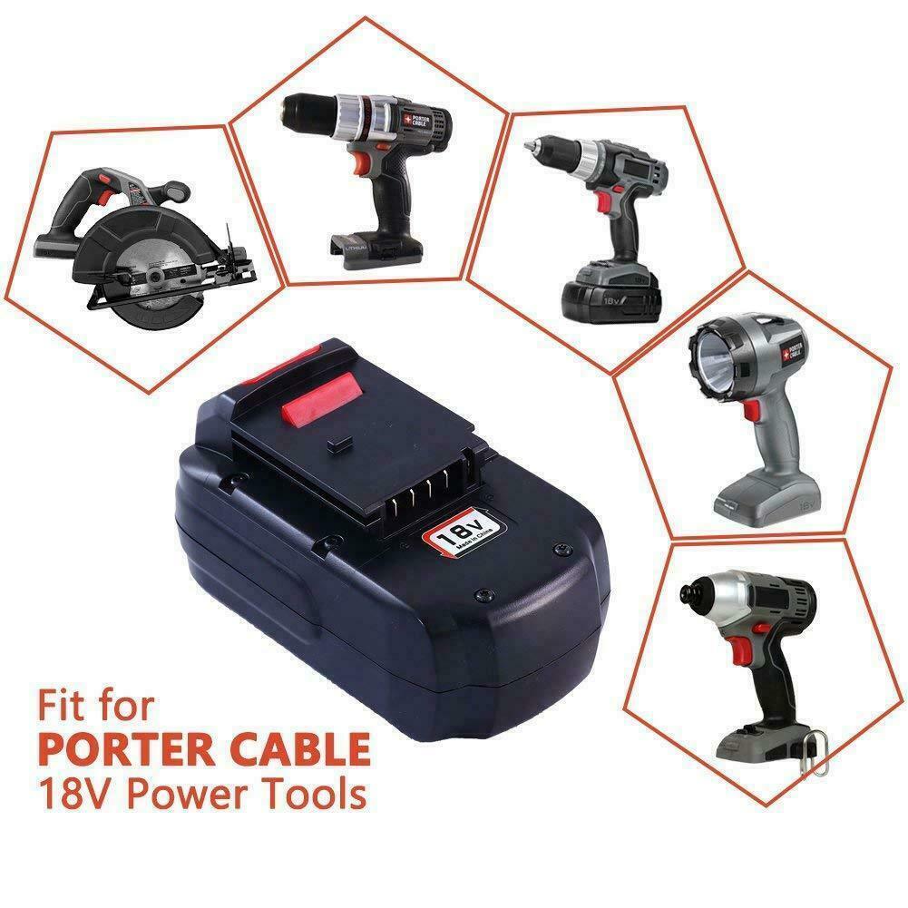 2 Pack 18V Ni-MH Replacement Battery for Porter Cable 4.8Ah PC18B Cordless Tool