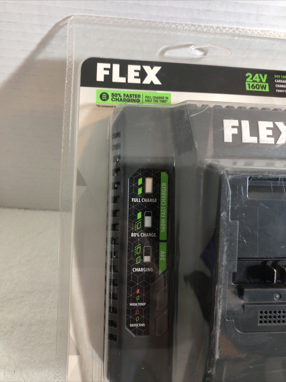 Flex Tools 24V 160W Fast Charger | For Flex Lithium Ion Batteries NEW IN BOX